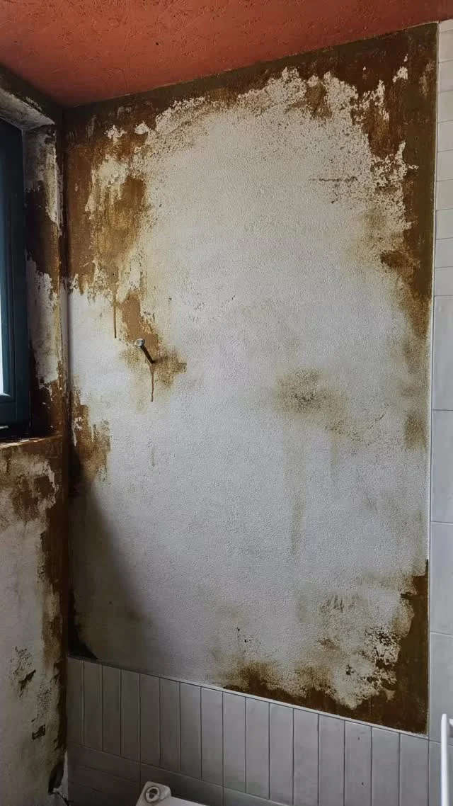 Možná se to nezdá, ale vážně je to koupelna s designovou stěrkou se rzí a je na houseboatu pro našeho zákazníka. Děkujeme za možnost splnit odvážný sen , který je neobvyklý, ale stopro funkční😉